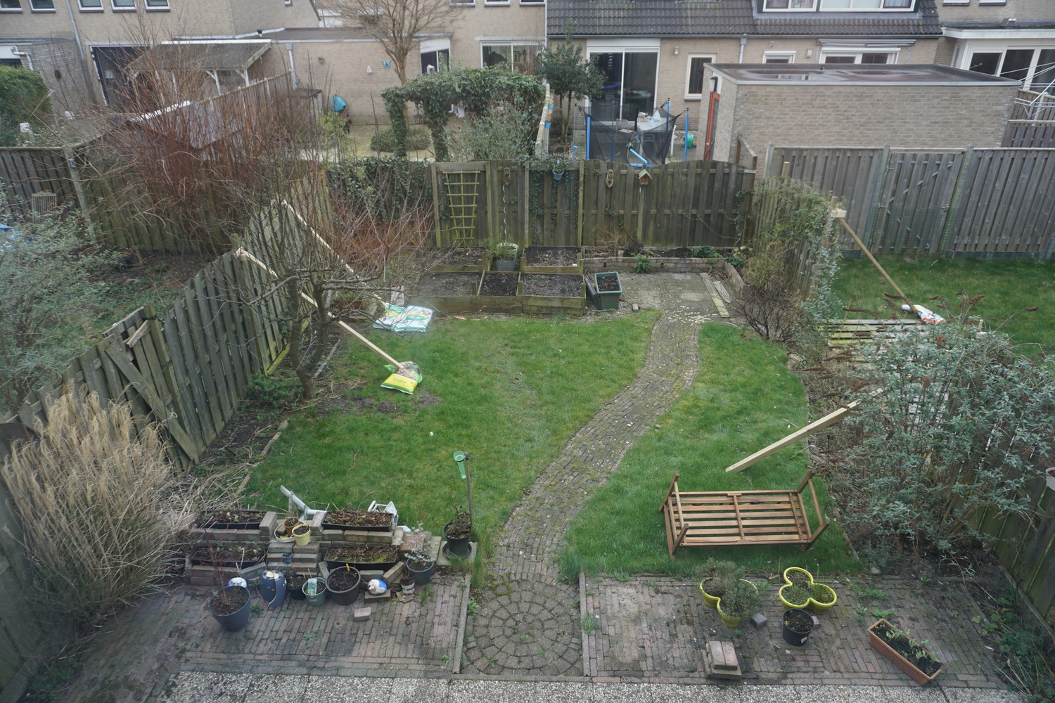 Overview of our garden