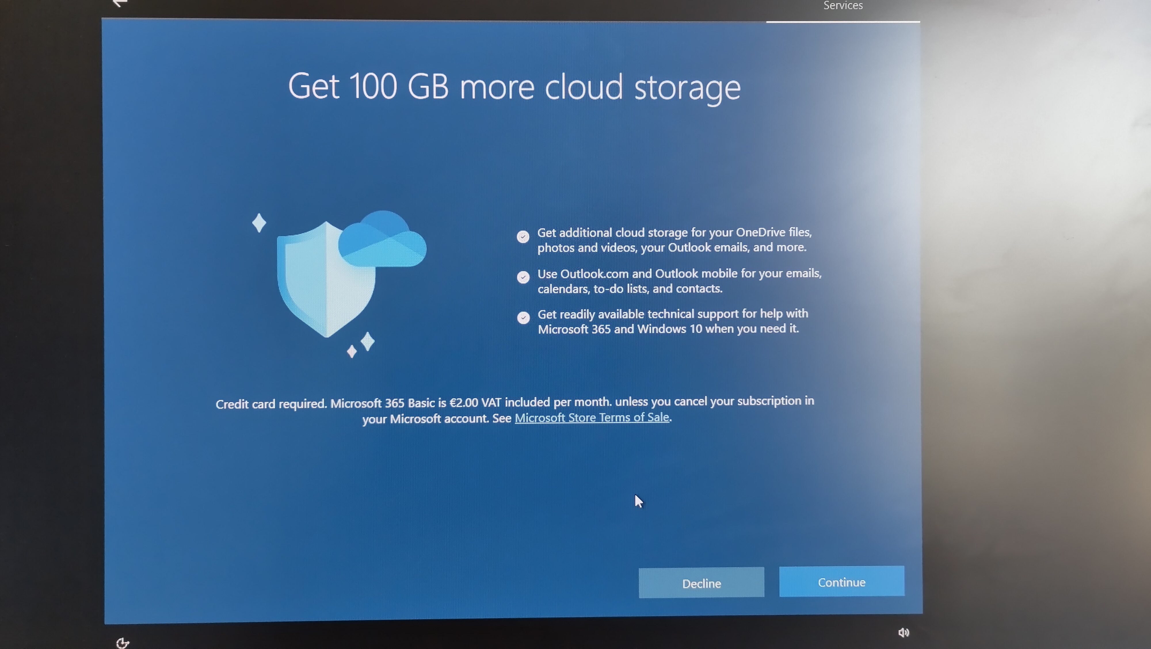 Get 100 GB more cloud storage