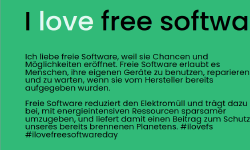 Featured image of post Ich liebe freie Software