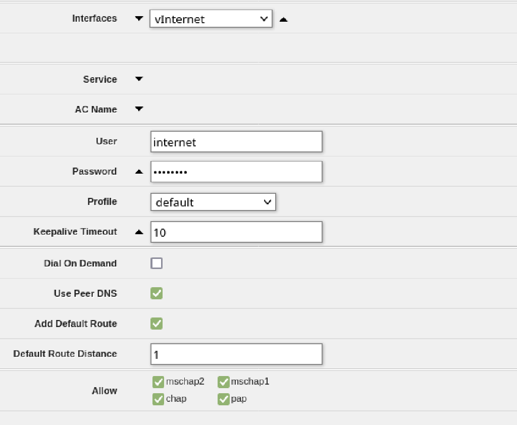 Configure mikrotik with kpn