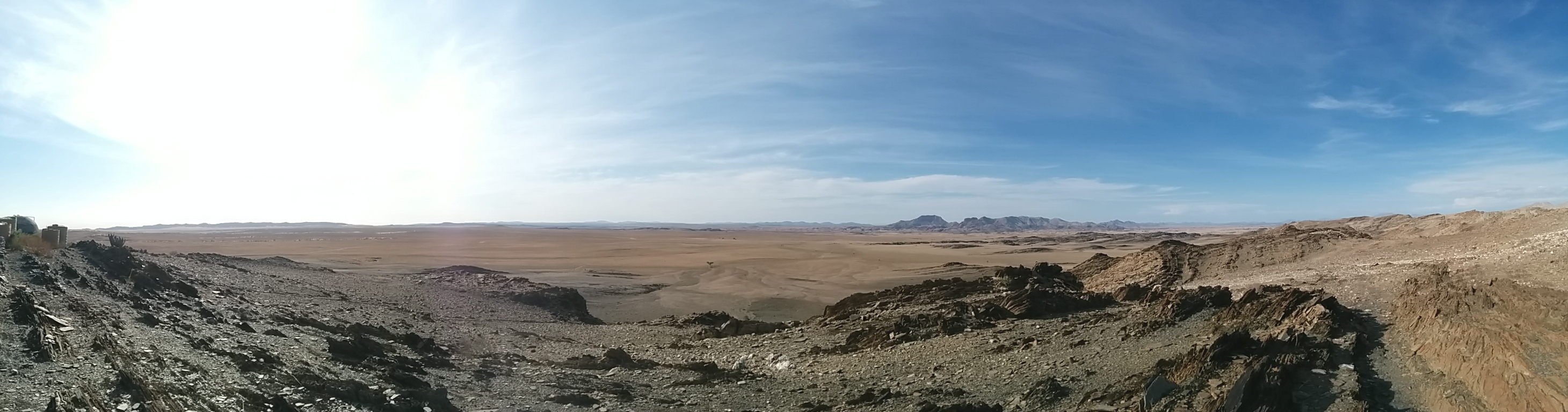 Panorama von Namibia’s Wüste